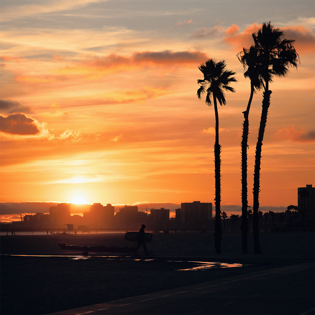 Long Beach California Sunset